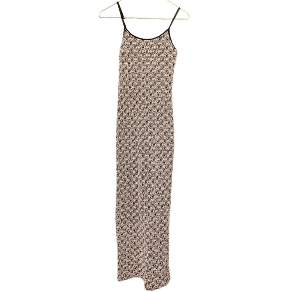90s TRUE VINTAGE MAXI STRETCH TANK DRESS SIZE M